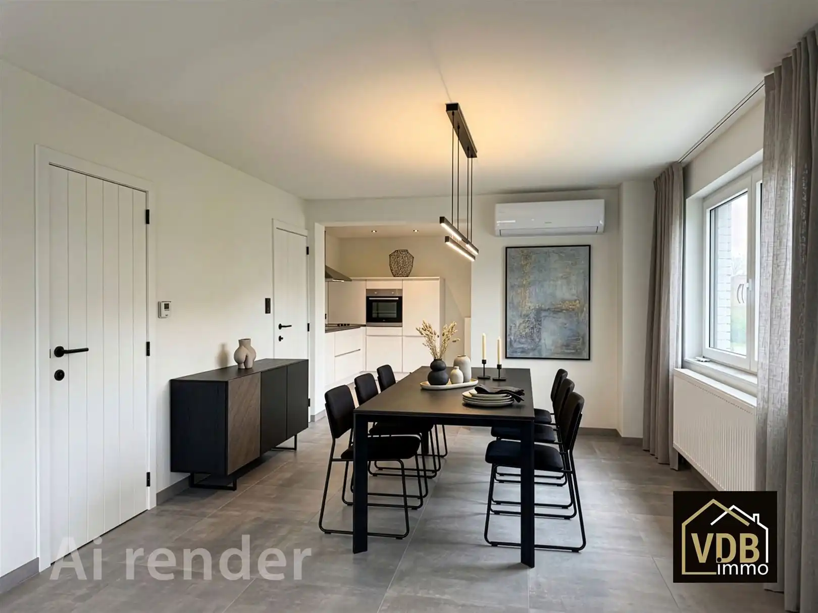 HALF OPEN BEBOUWING MET 4 SLAAPKAMERS EN GROTE GARAGE foto 9