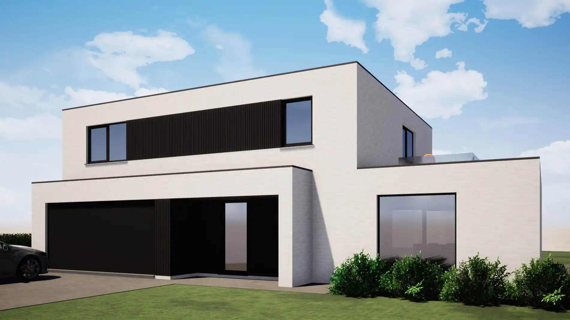 Nieuwbouwvilla met 4/5 slaapkamers en dubbele garage op 1902 m² in Ruddervoorde! foto 2