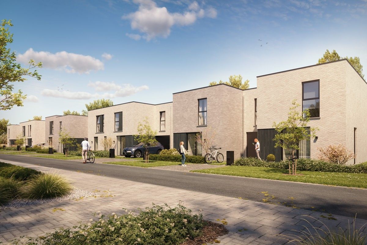 Halfopen en gesloten nieuwbouwwoningen Roeselare foto {{pictureIndex}}