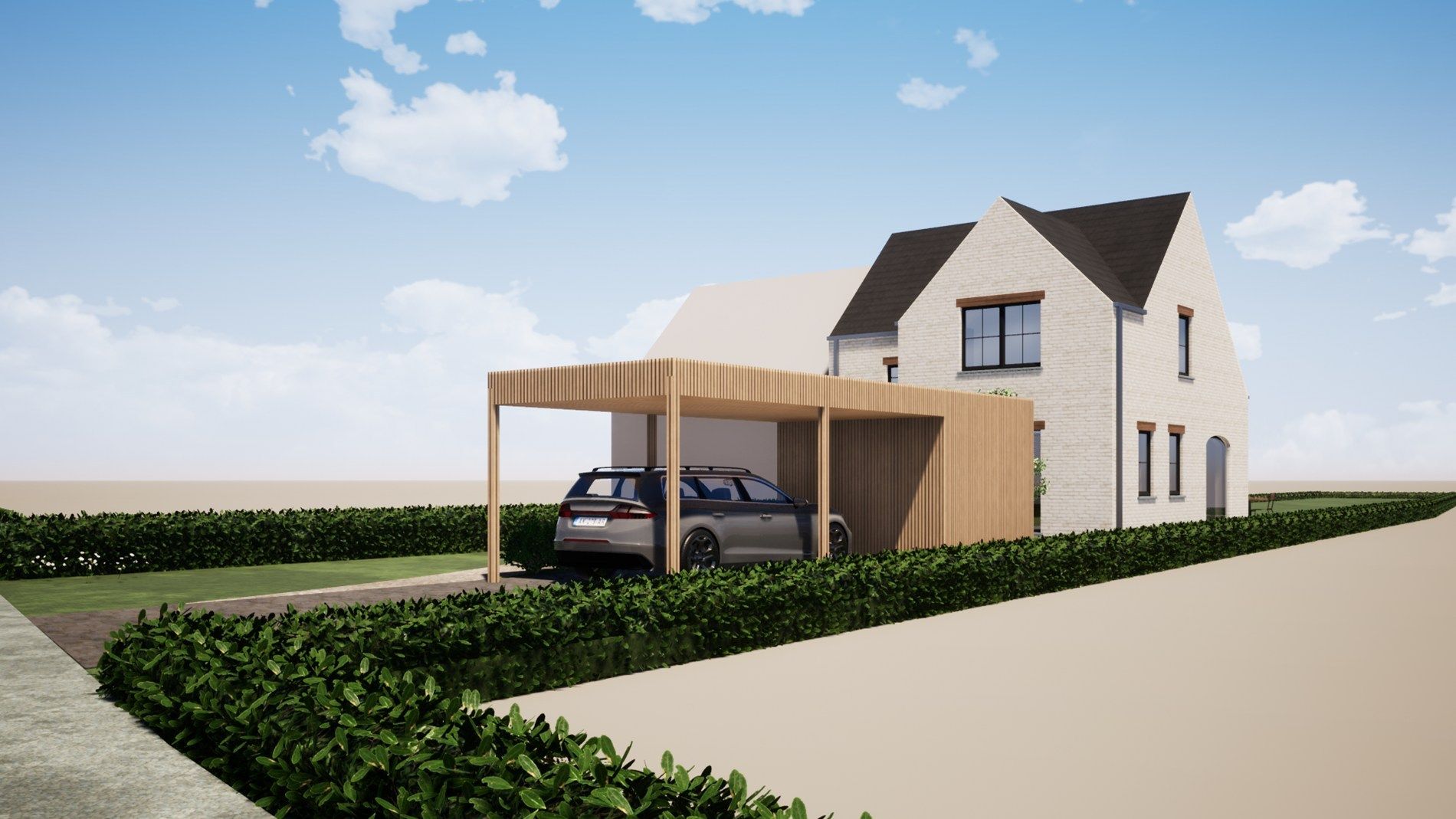 Ruime nieuwbouwwoning in landelijke setting te Kortemark foto 7