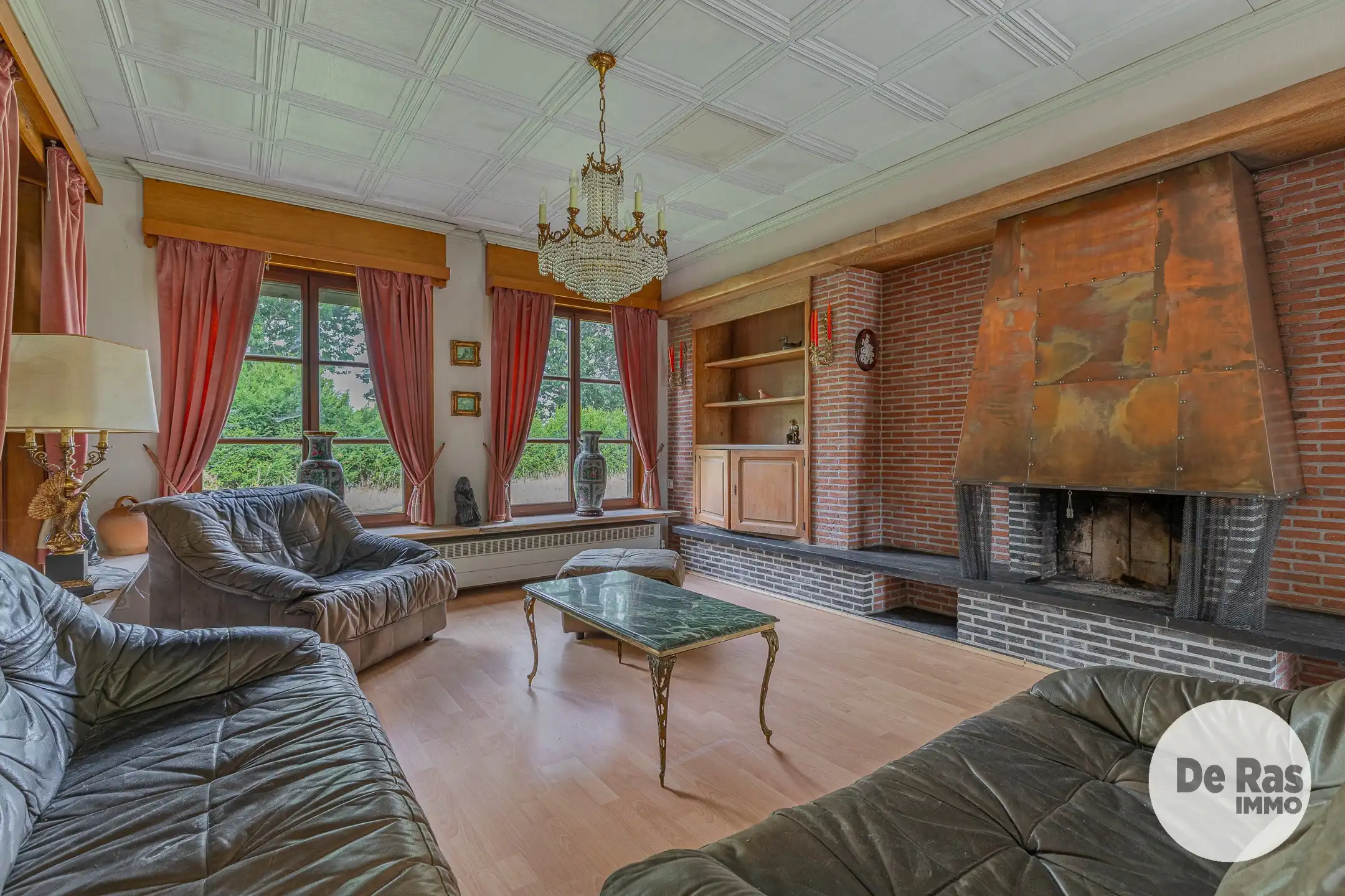 WICHELEN - Te renoveren landbouwwoning met weide en serre foto 4