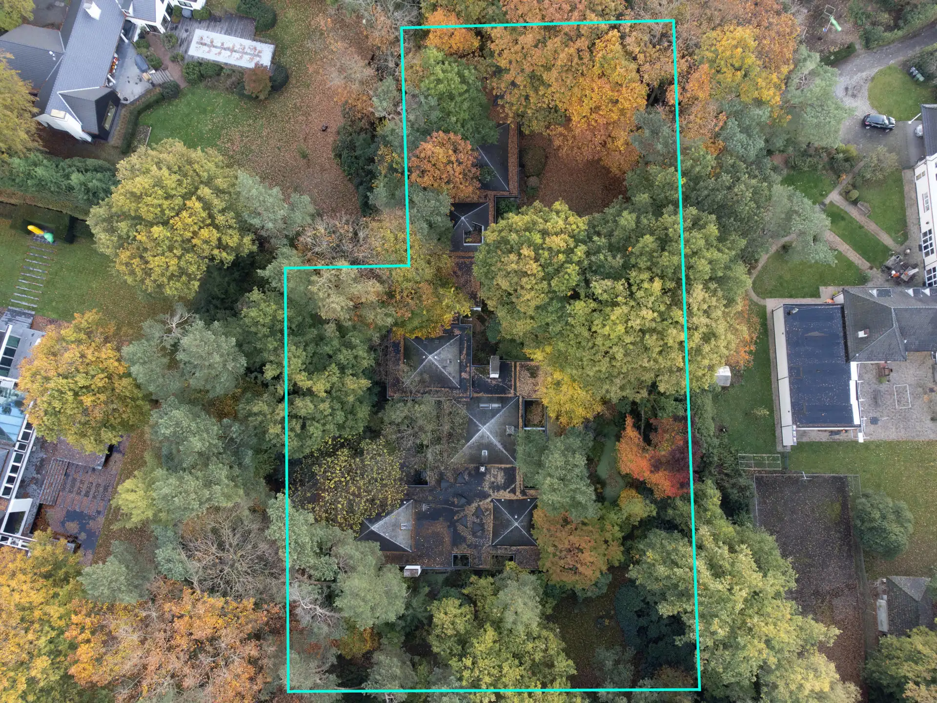 Hoofdfoto van de publicatie: Verscholen in de natuur, in 1 van de mooiste lanen van Vriesdonk, rustig en residentieel: Architectenwoning op ca. 5.710 m². 