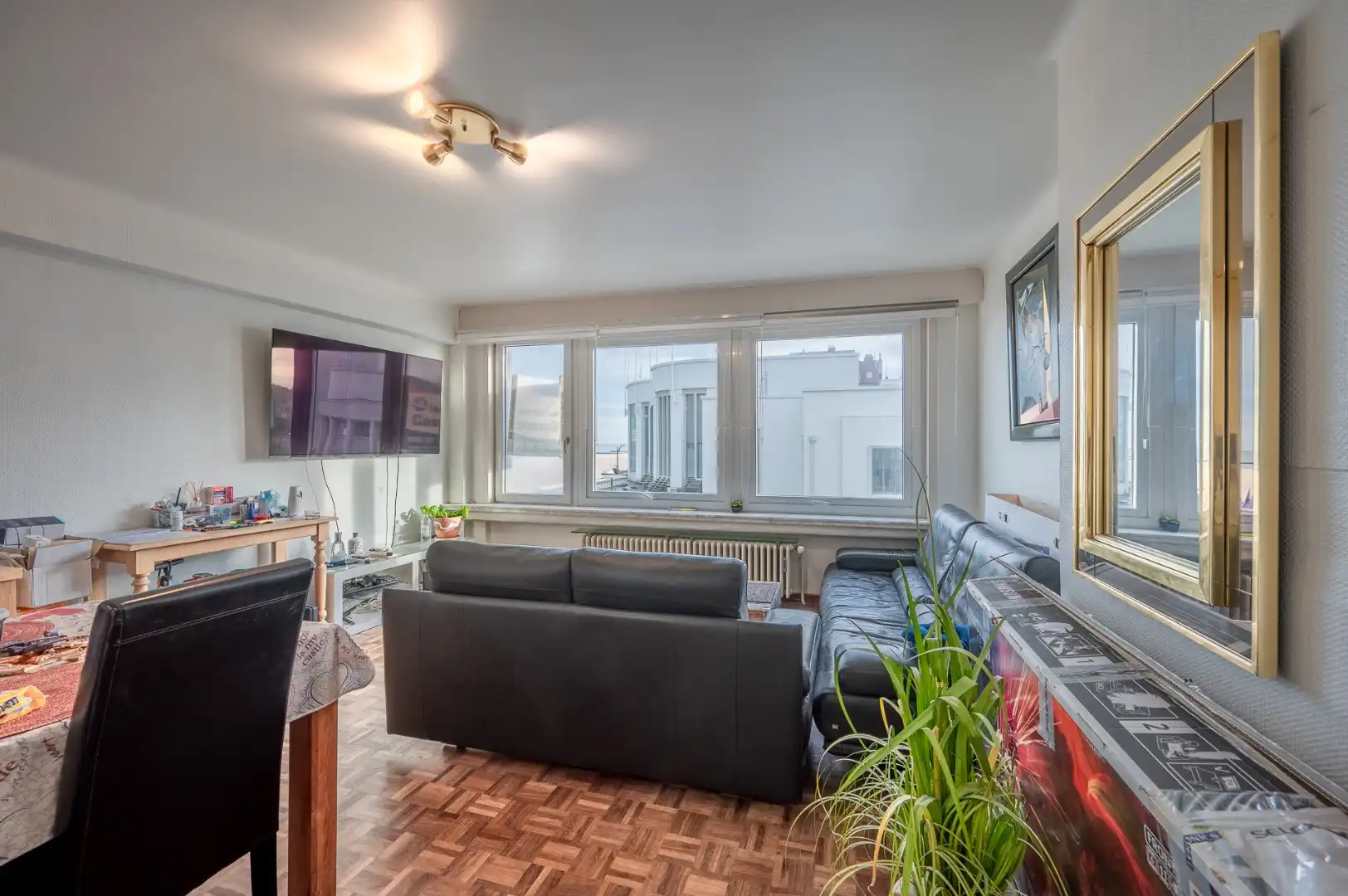 Leuk appartement met zijdelings zeezicht te Duinbergen. foto 2