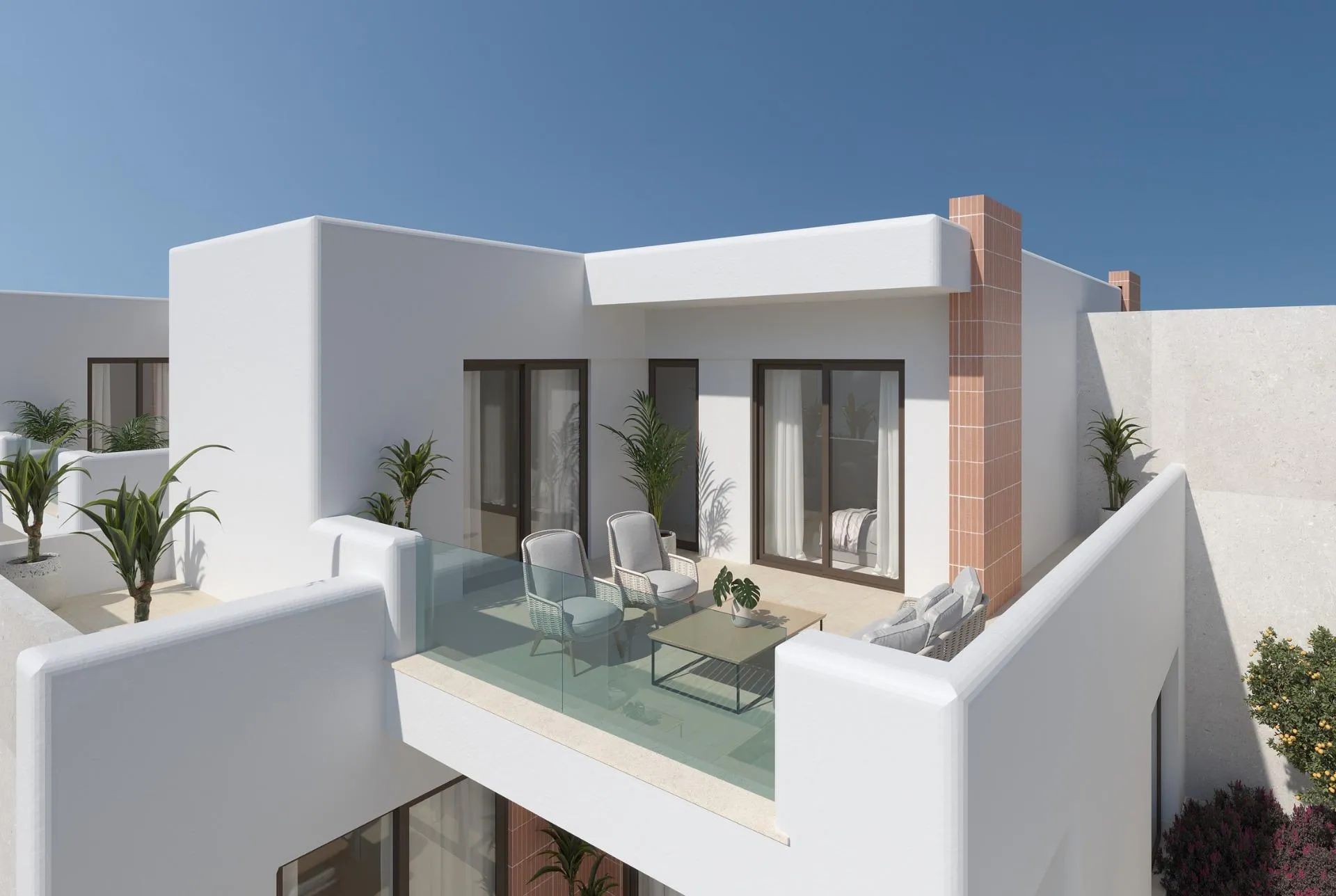 Exclusieve Ibiza-stijl villa's: luxe wonen met privé zwembad foto 8