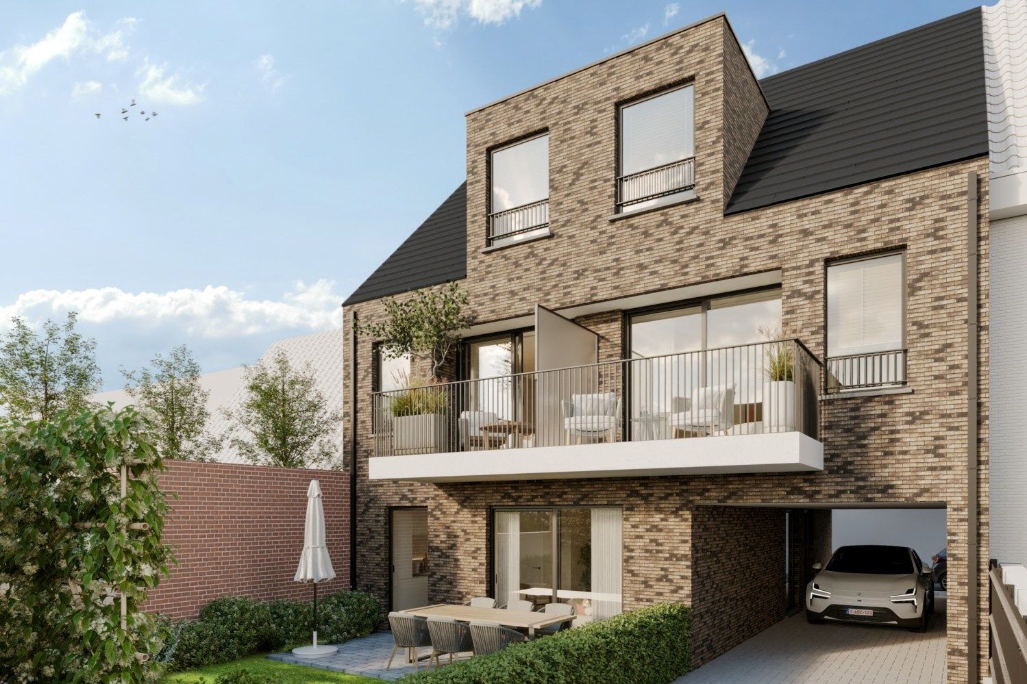 Nieuwbouwappartement met zonnige tuin te Maldegem foto 3