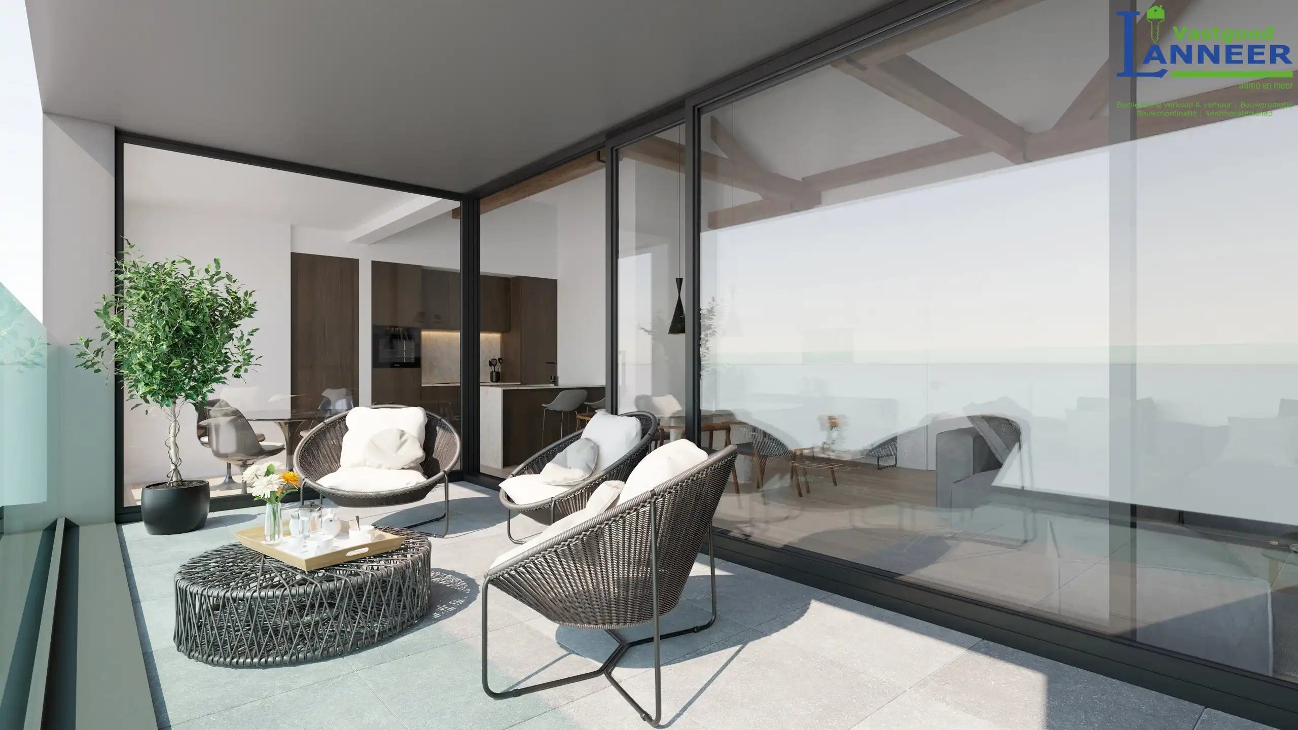 Nieuwbouwappartement met ruim terras en adembenemend zicht foto 4