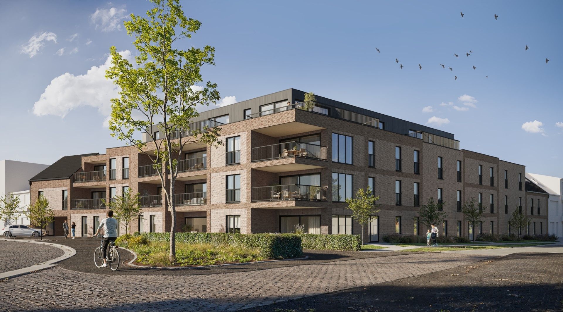 Energiezuinig 1 slpk-appartement in centrum Kallo foto 3