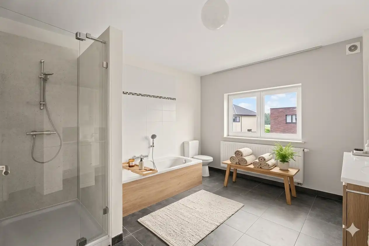 Moderne en energiezuinige gezinswoning in hartje Lochristi foto 9