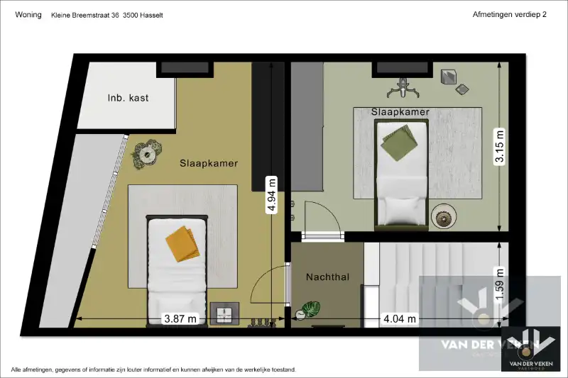 Ruime en goed gelegen te moderniseren rijwoning met gezellige binnekoer, garage en/of atelier foto 34