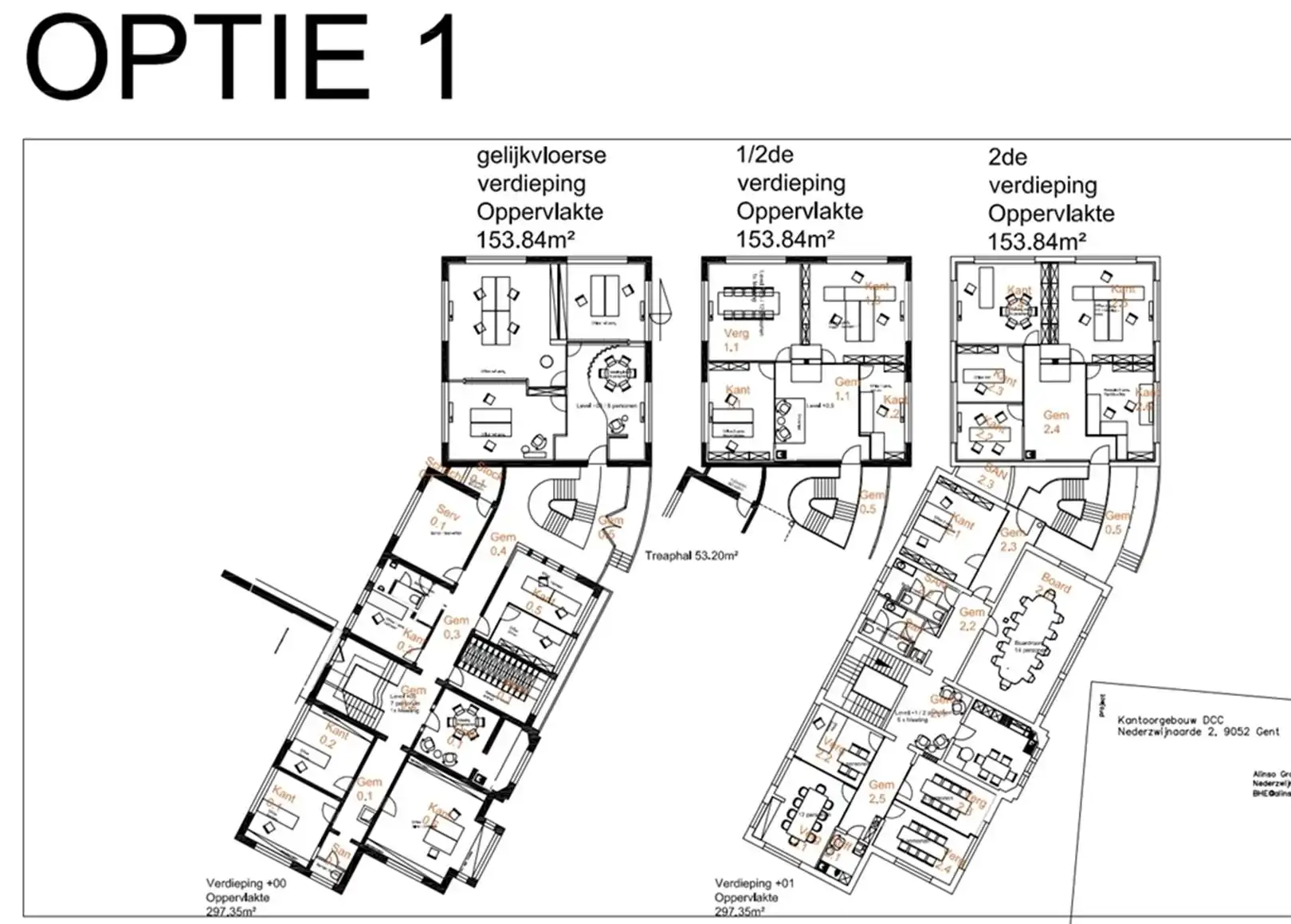 Kantoorgebouw van 1056  m² te huur in Zwijnaarde foto 18