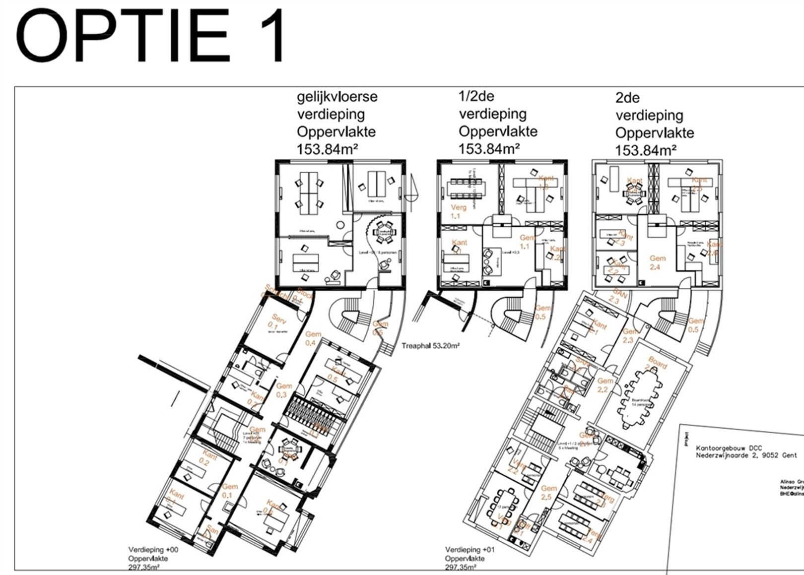 Kantoorgebouw van 1056  m² te huur in Zwijnaarde foto 18