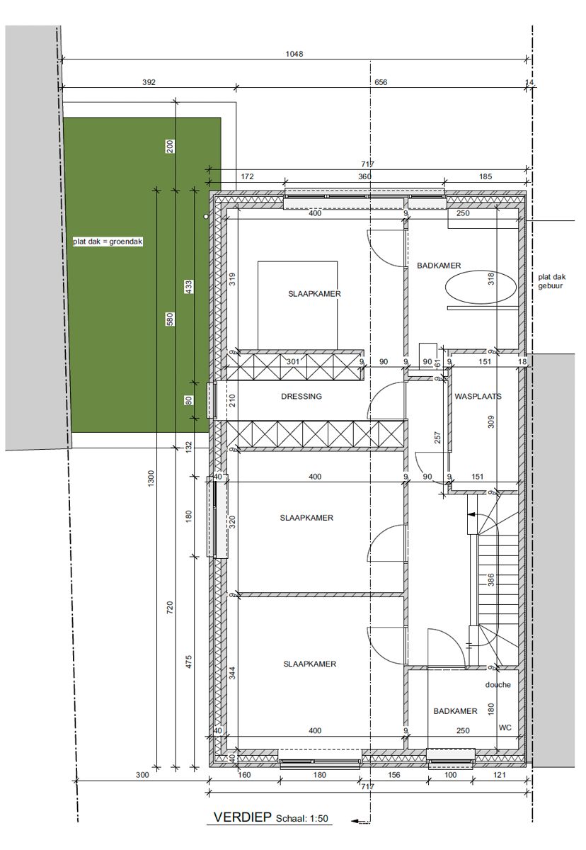 Nieuwbouw HOB met 3 slpk, bureau, 2 bdk, garage en tuin foto 7