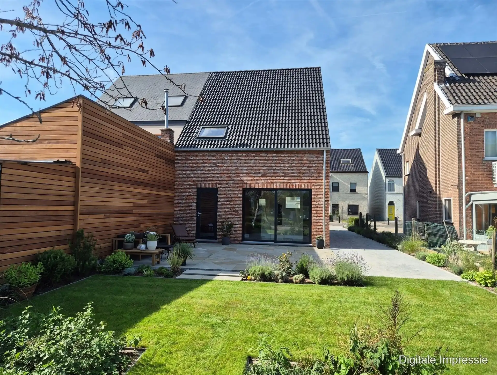 Energiezuinige halfopen nieuwbouwwoning in het hart van Wetteren foto 4