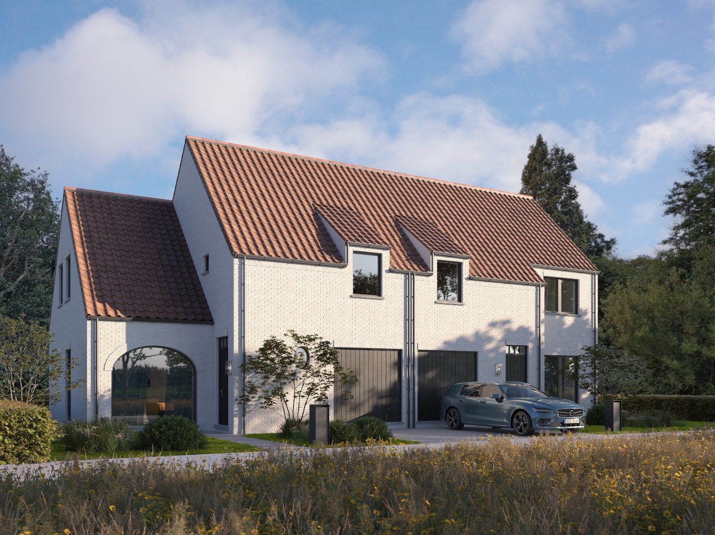 Nieuwbouwwoning met garage foto {{pictureIndex}}