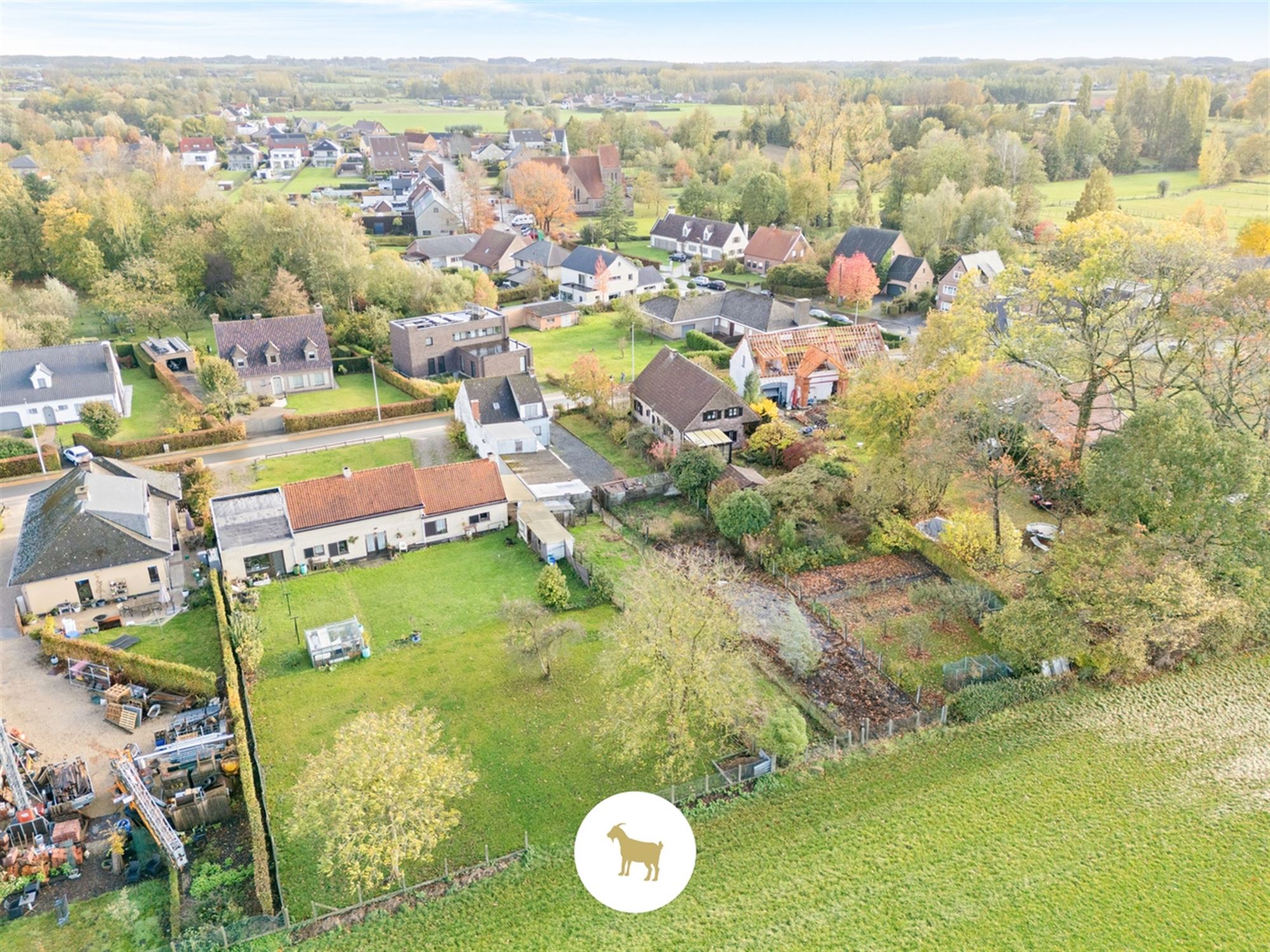 Perceel BOUWGROND (na afbraak bestaande bebouwing) voor OPEN BEBOUWING van ca. 954m² groot foto 8