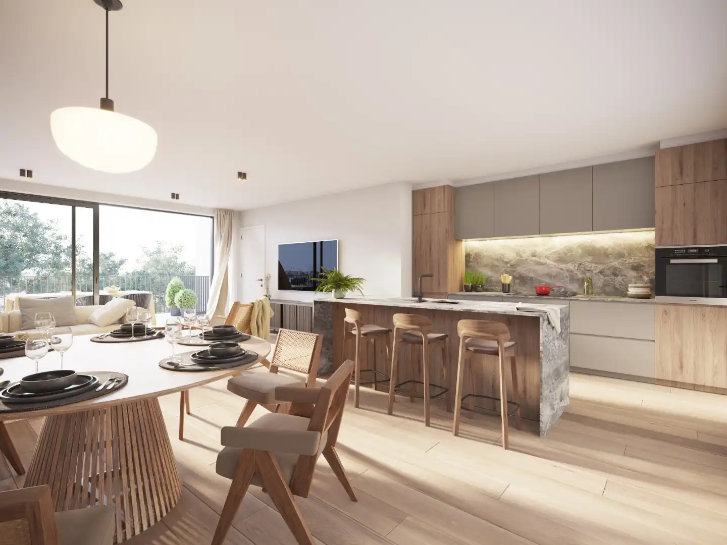 Een slaapkamer met dressing 65 m², terras 9 m², 2de verdieping foto 8