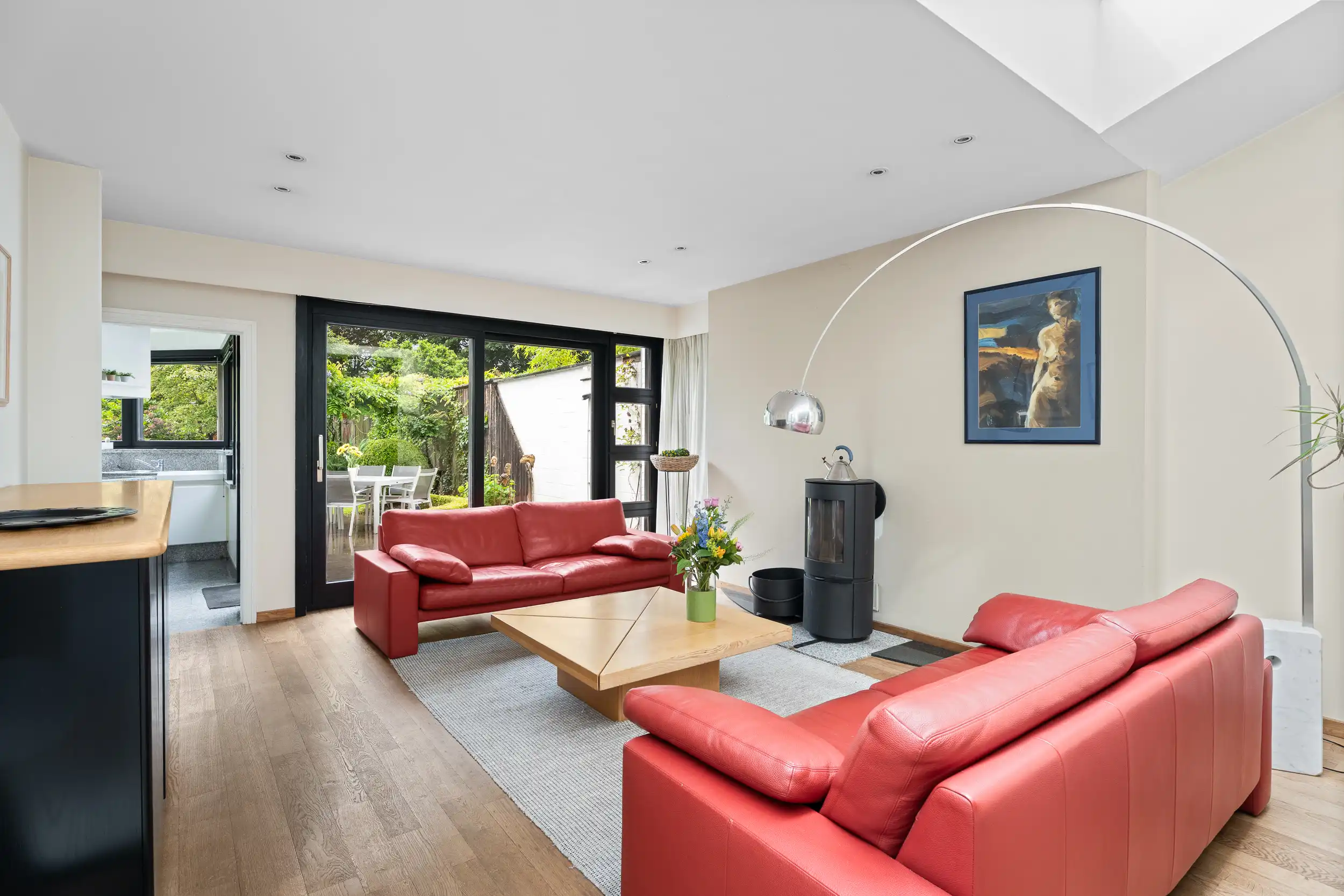 Karaktervol herenhuis (4 slpk) met diepe tuin te Wetteren foto 5