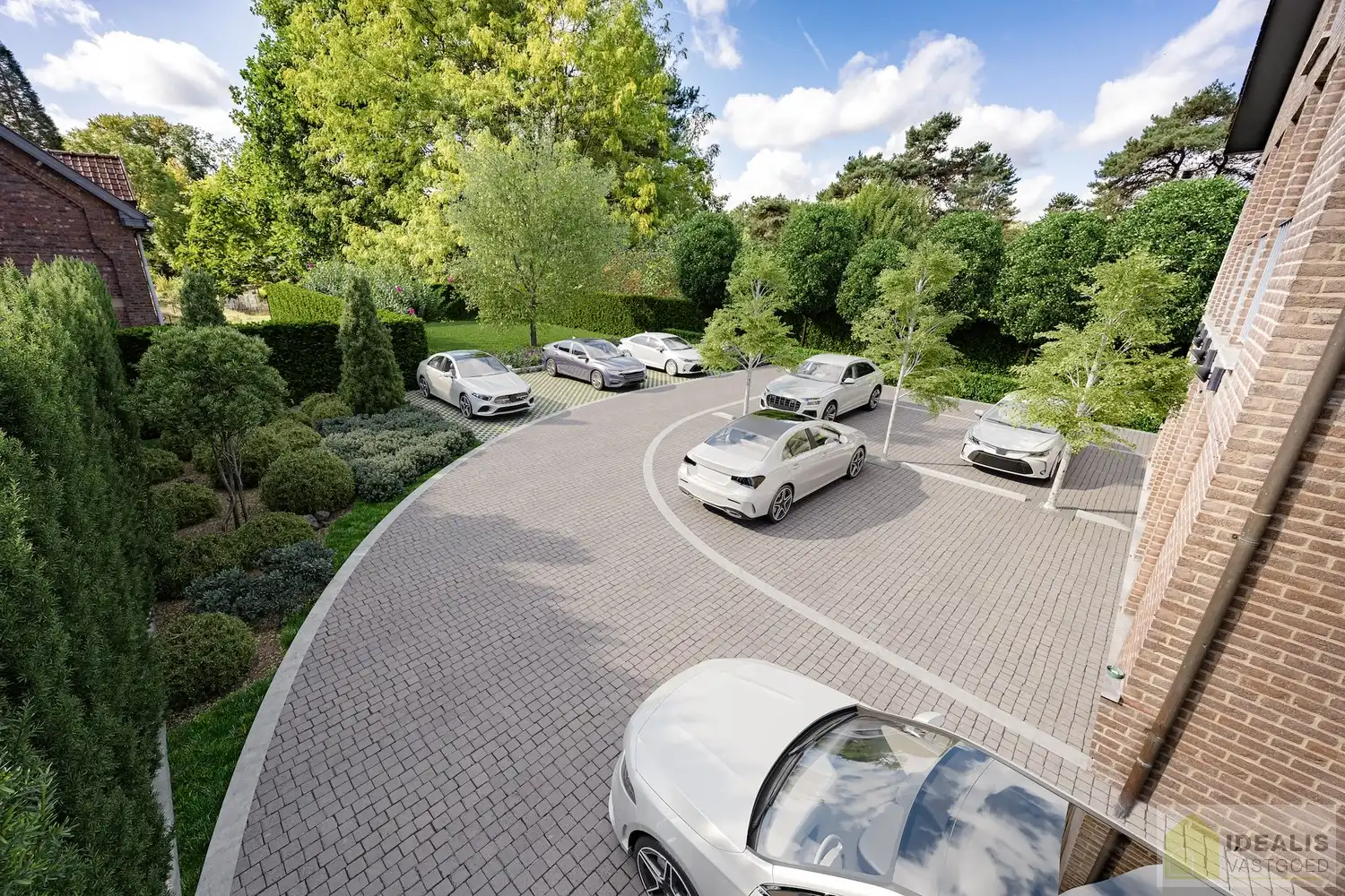 STATIG, STRAK EN UITERST RUIM COMPLEX MET HOOGSTAANDE AFWERKING EN OOG VOOR DETAIL. MOMENTEEL VOORZIEN VAN 3 SLAAPKAMERS, RIANTE LEEFRUIMTES ÉN UNIEKE LANDSCAPE KANTOORRUIMTES OP RESIDENTIËLE DOCH GUNSTIGE LOCATIE!! Dit exclusieve complex omvat maar liefst +-400m² netto bewoonbare oppervlakte! Kenmerkend aan dit statige pand is de unieke voorgevel die bezet is met keramische kunst van Pieter Stockmans. Gelegen op een residentiële locatie in een rustige woonstraat doch op enkele minuten van het centrum van Genk! foto 51