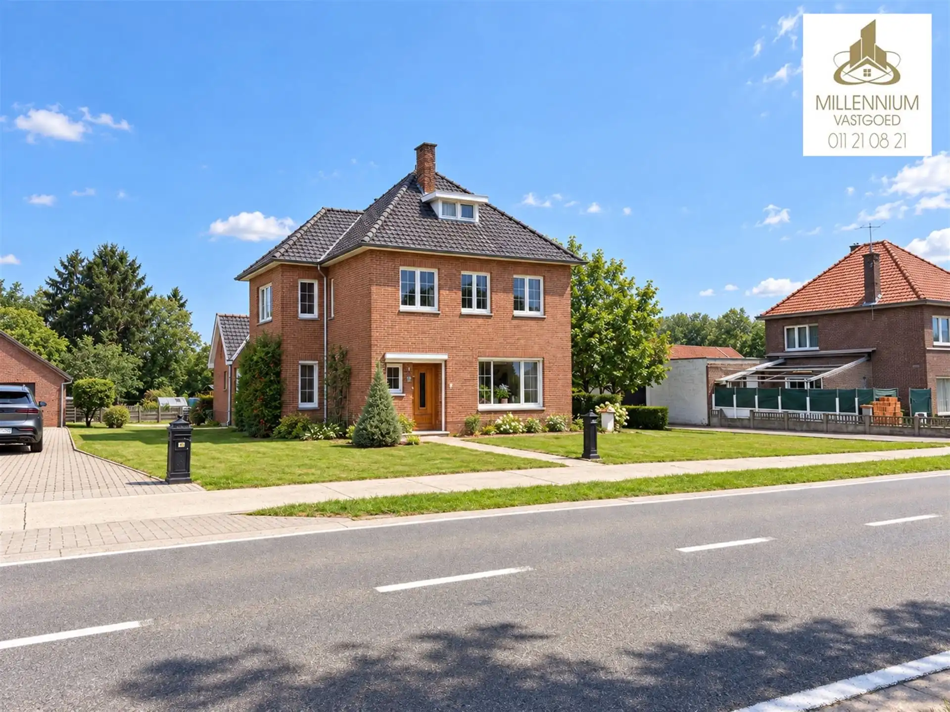 Hoofdfoto van de publicatie: Ruime woning met 3 slpk op 2.042 m² te Oudsberge
