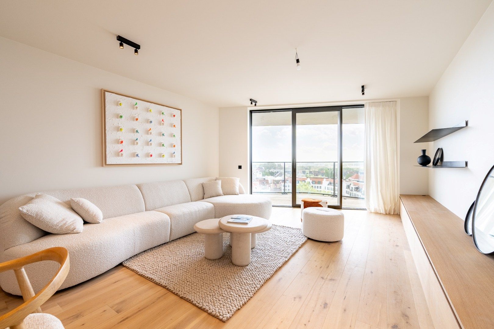 Nieuwbouw appartement met open verzichten vanop het zuid gericht terras. foto 3