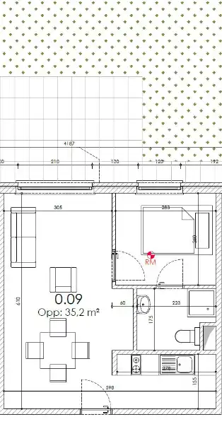 EENSLAAPKAMERAPPARTEMENT IN SINT-IDESBALD - Diga Verde 0.09 foto 8