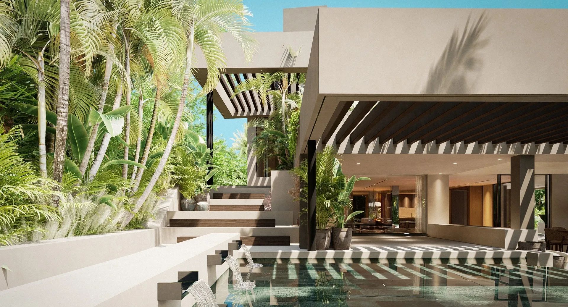 Architectonisch meesterwerk in Nueva Andalucía – luxe designvilla met infinity pool en tropische rust foto 38