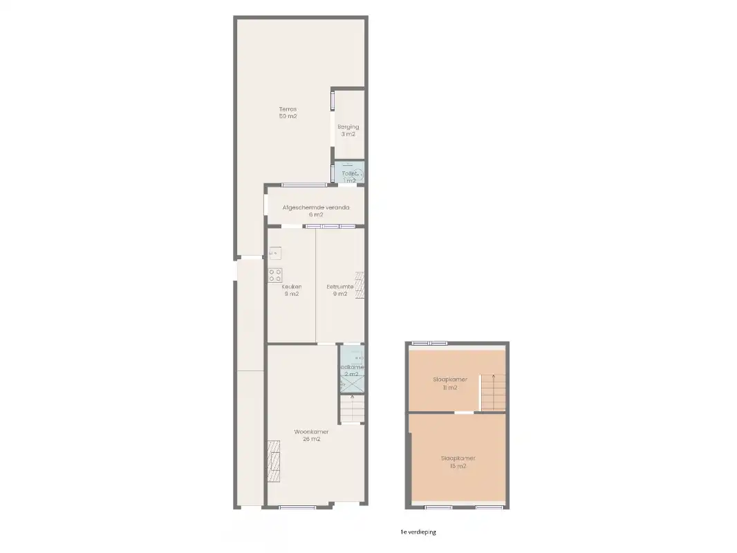 Charmante starterswoning met gezellige koer. foto 18