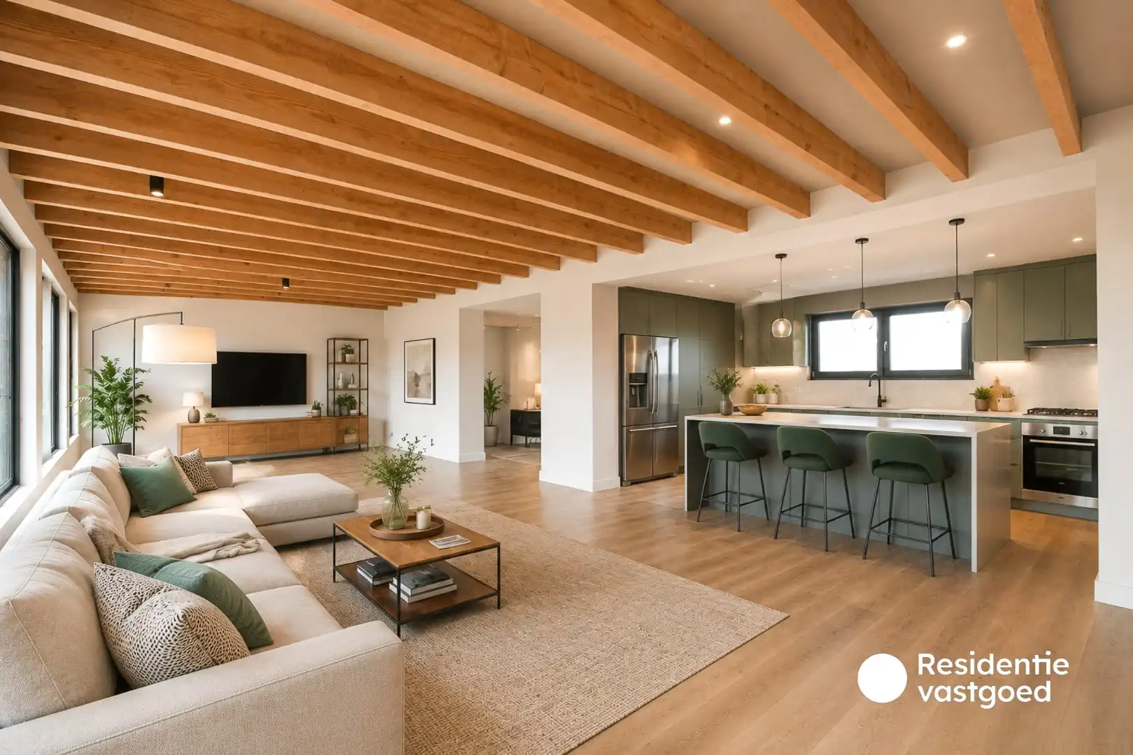 Ruime woning met uitzonderlijk veel mogelijkheden en prachtig zicht vanuit de tuin foto 17
