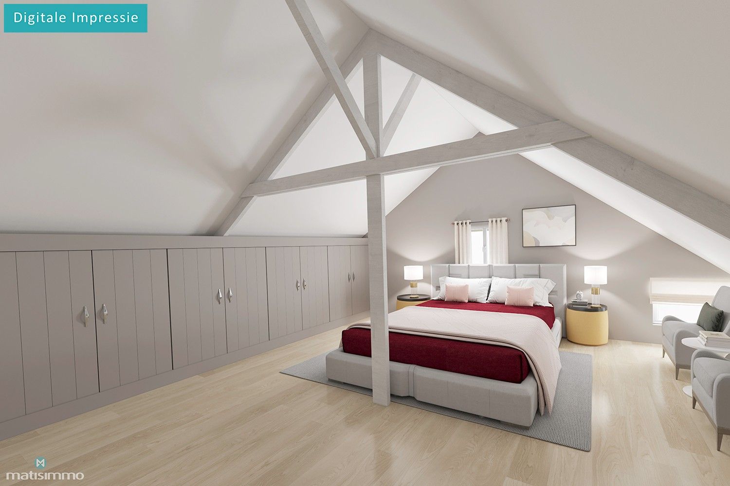 GEZINSWONING MET 3 SLAAPKAMERS, RUIME INPANDIGE GARAGE EN GROTE TUIN TE HOESELT foto 25