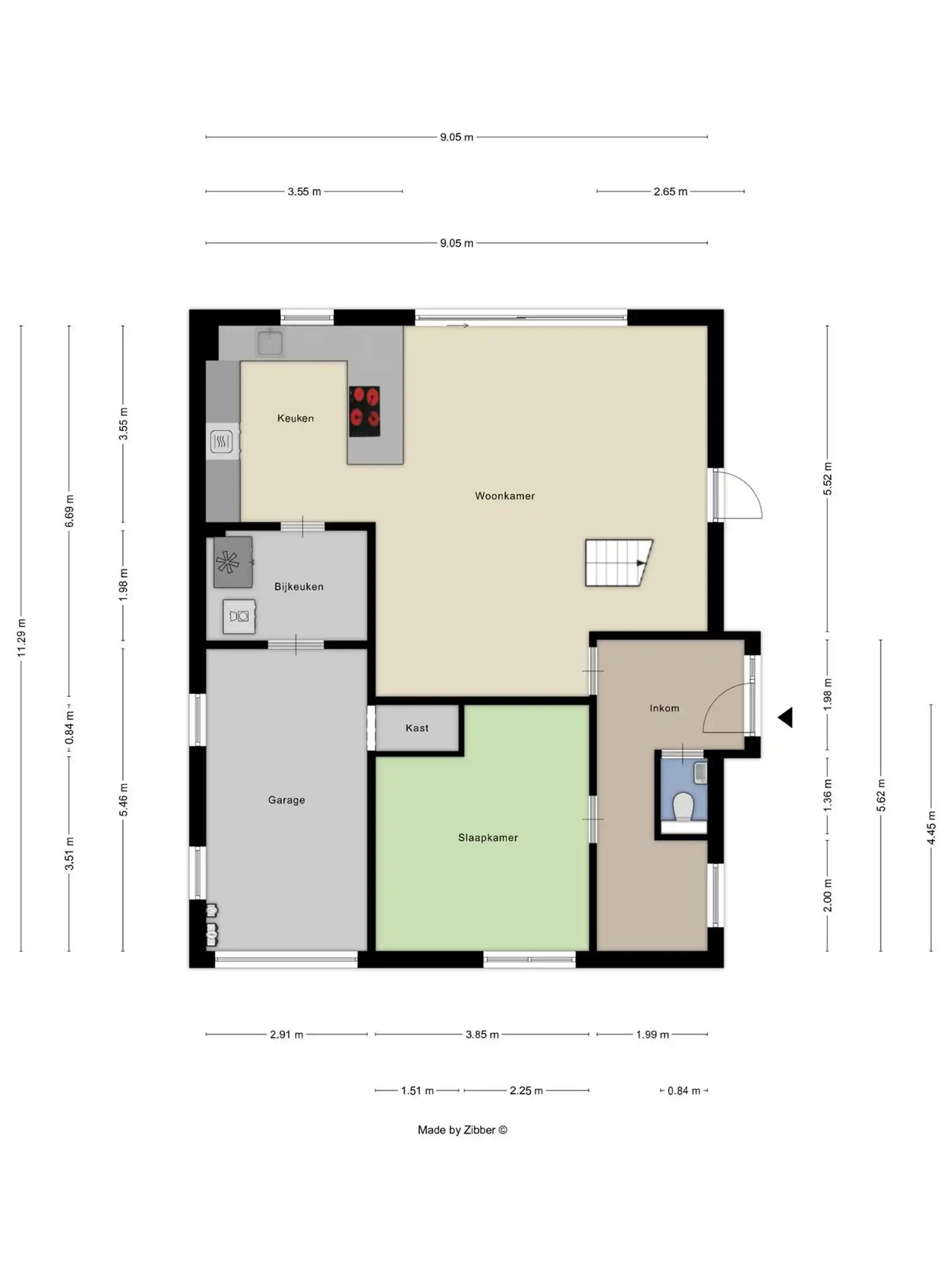 Alleenstaande woning met tuin foto 2