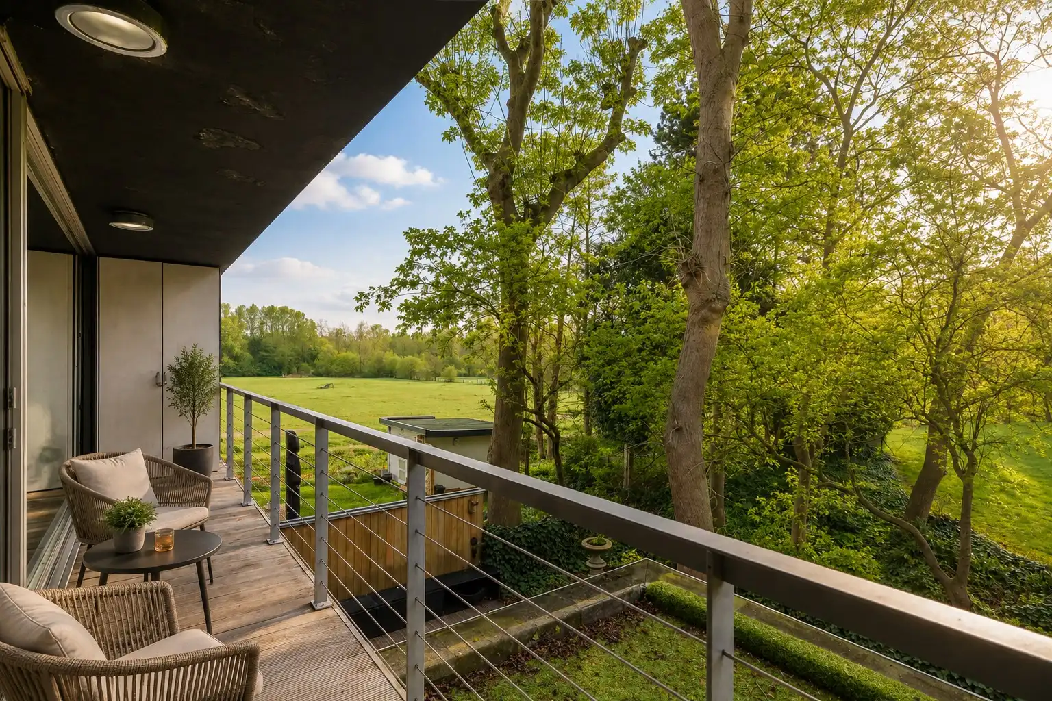 Prachtig 3-slaapkamer appartement en autostaanplaats in rustige en groene omgeving foto 13