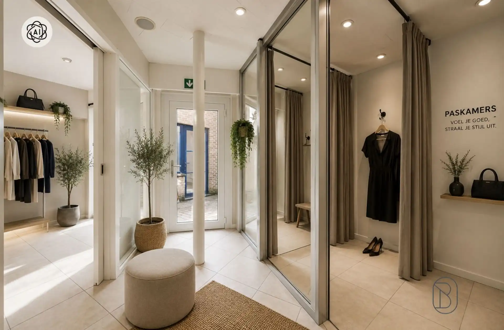 Handelspand met woonst op toplocatie aan het Shopping Center foto 10
