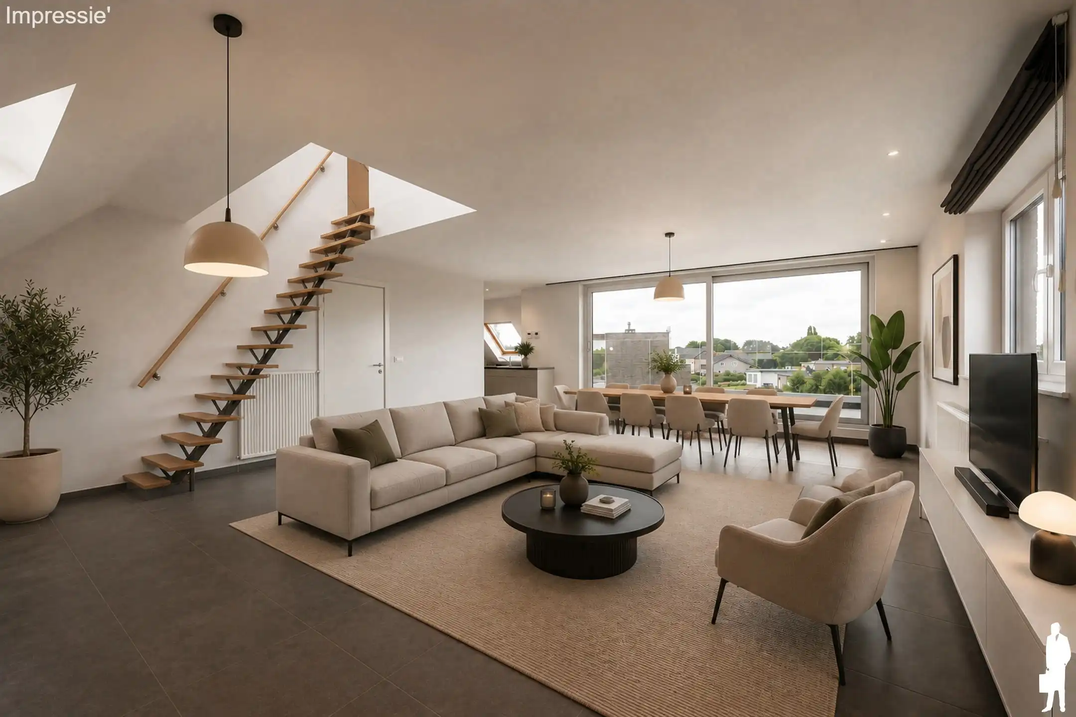 Luxueuze duplex met 3 slpk, 2 badk en carport foto 3