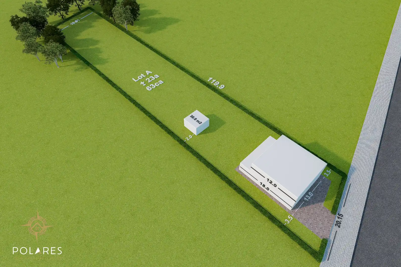 Ruime bouwgrond te koop in Sint-Agatha-Rode – zuidgericht en vol mogelijkheden foto 3