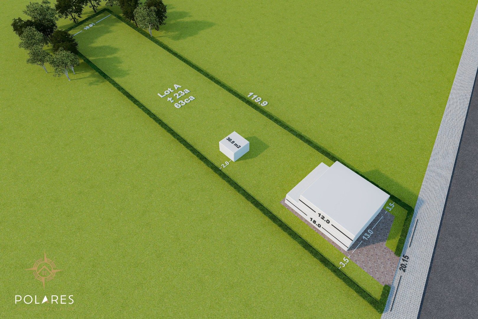 Ruime bouwgrond te koop in Sint-Agatha-Rode – zuidgericht en vol mogelijkheden foto 3