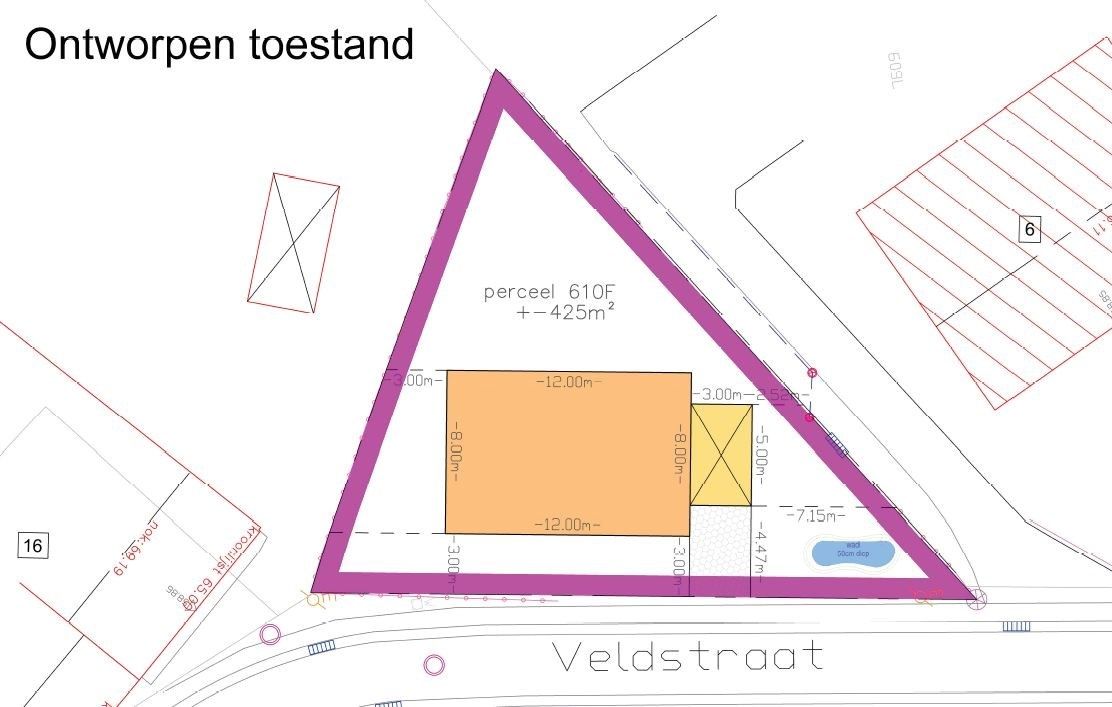 Rustig gelegen bouwgrond 370m² voor OB foto 2