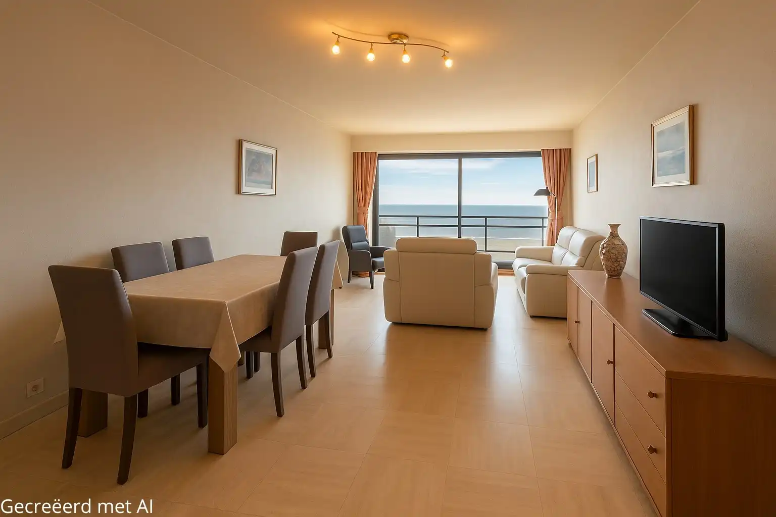 Appartement met frontaal zeezicht en twee slaapkamers foto 2