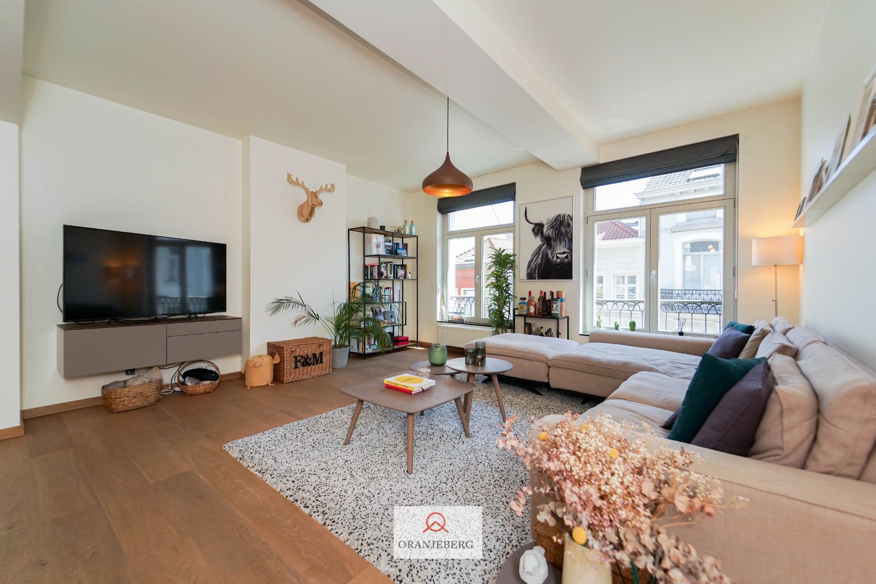 Lichtrijk 2 slpk appartement met terras in hartje Gent foto 12