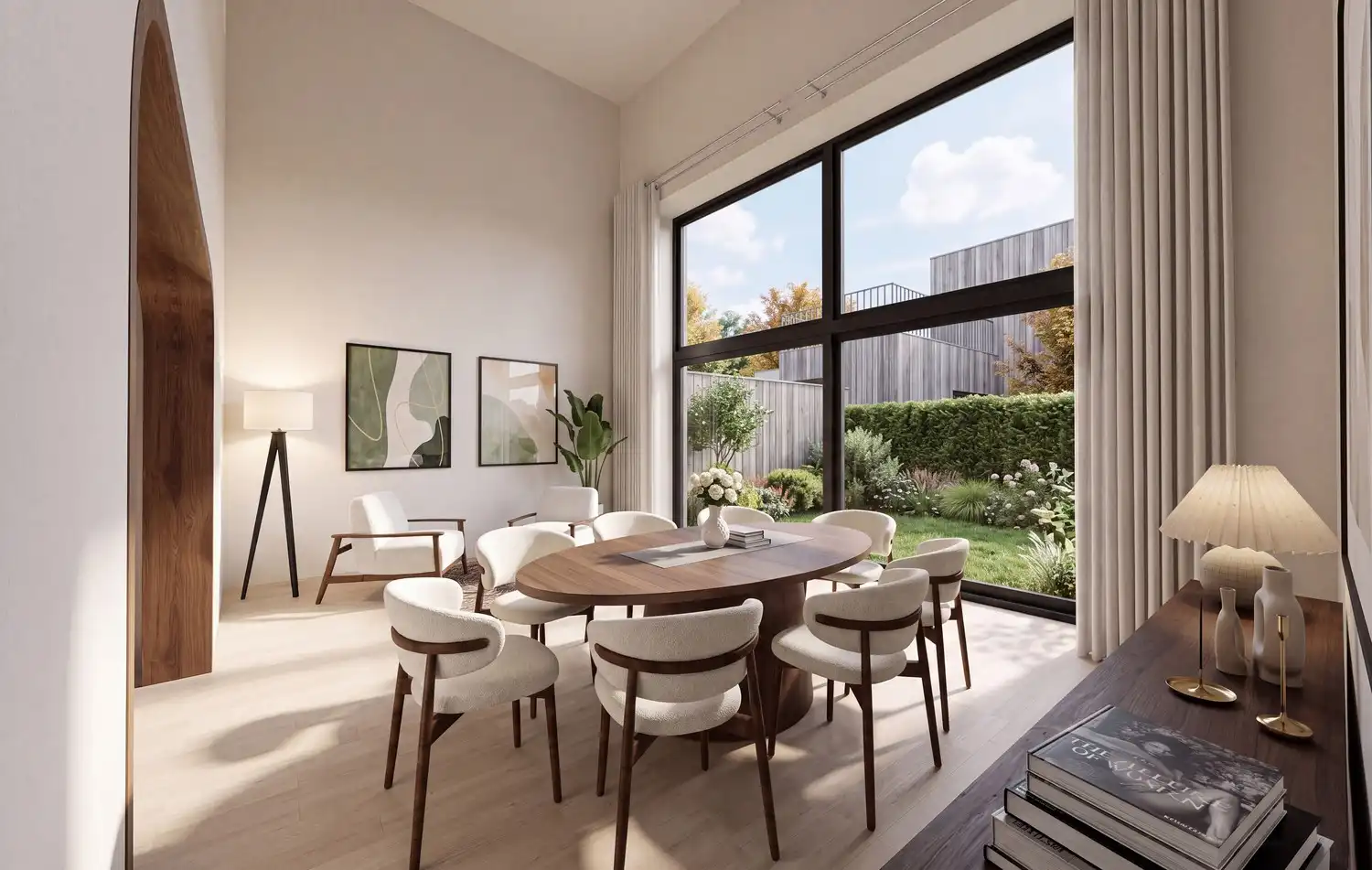 Project "Het Bleumerhof". Exclusief wonen in een nog te bouwen stadswoning met tuin en private parking foto {{pictureIndex}}