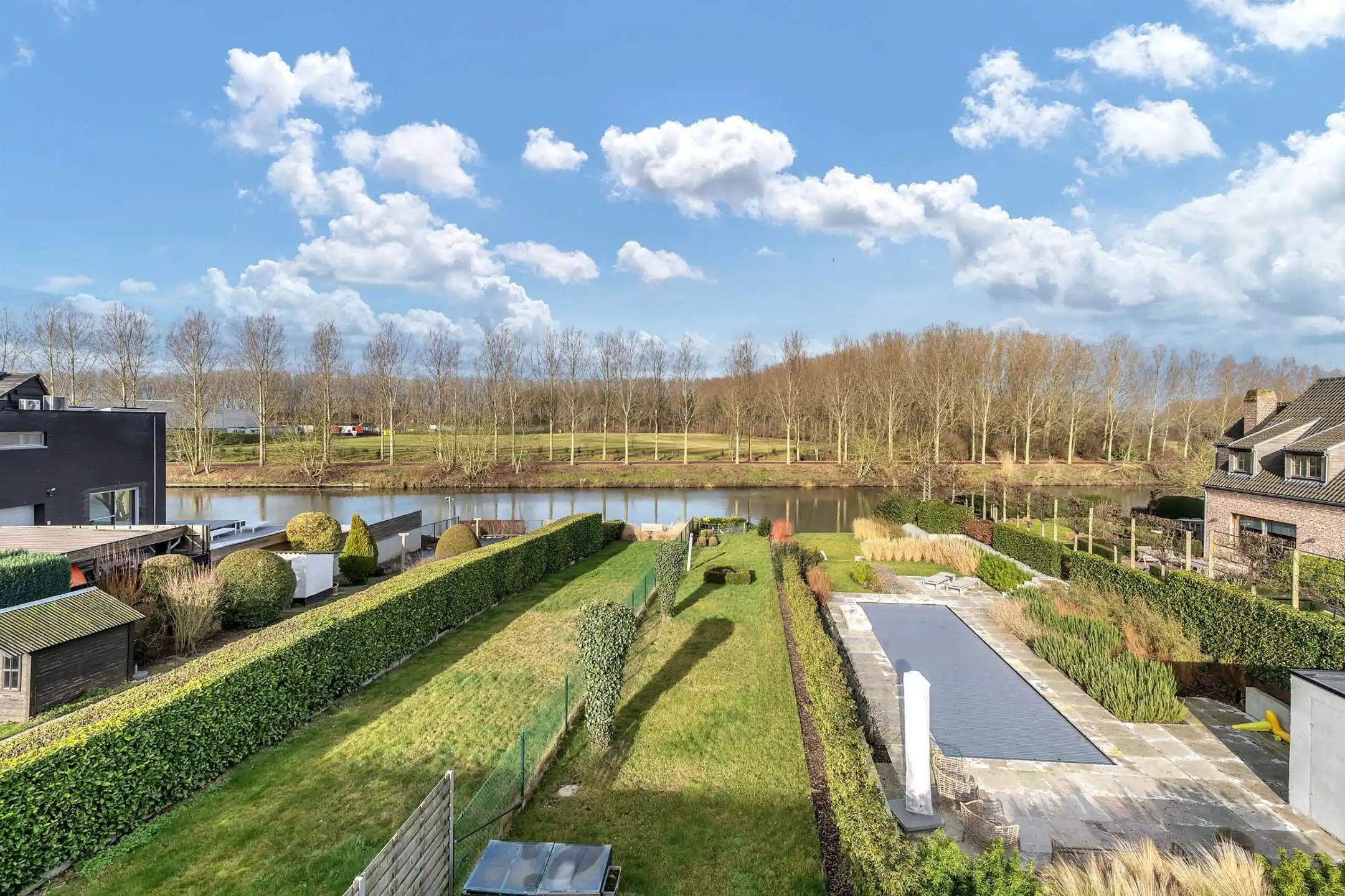 Charmante gesloten bebouwing met diepe tuin aan de Leie in Astene foto 14