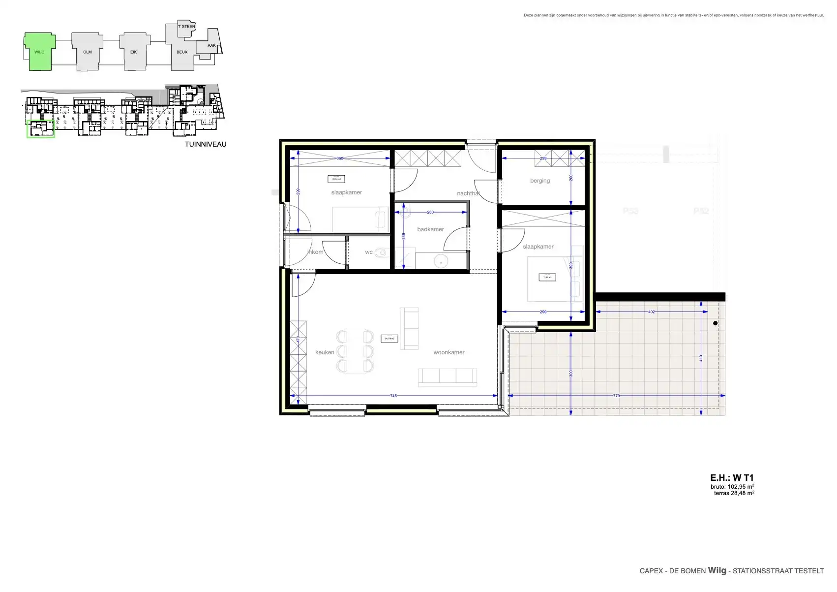 Ruim appartement 2 slpk met prachtig terras foto 2