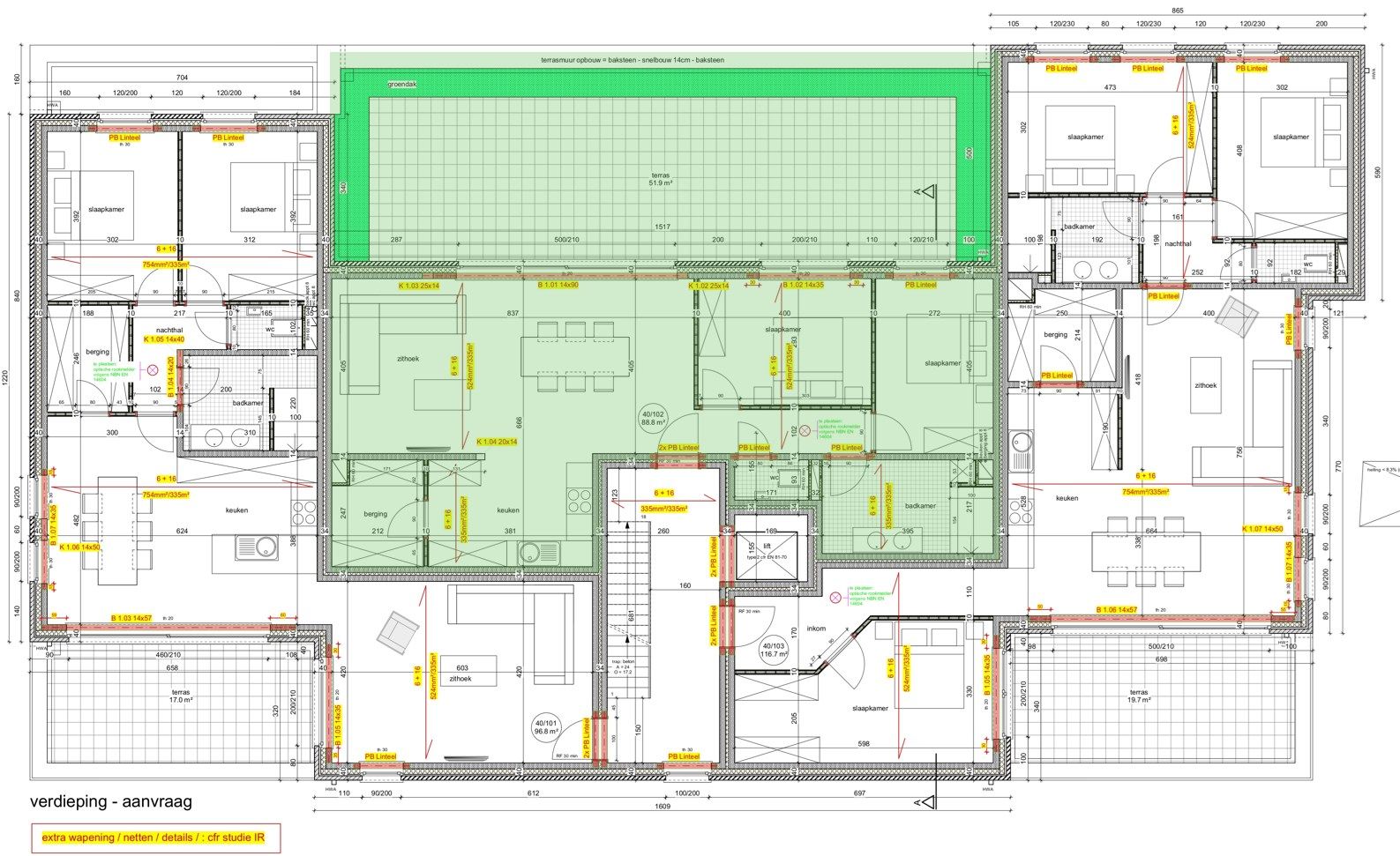 Nieuwbouwappartement op de eerste verdieping met terras en  twee autostandplaatsen foto 5