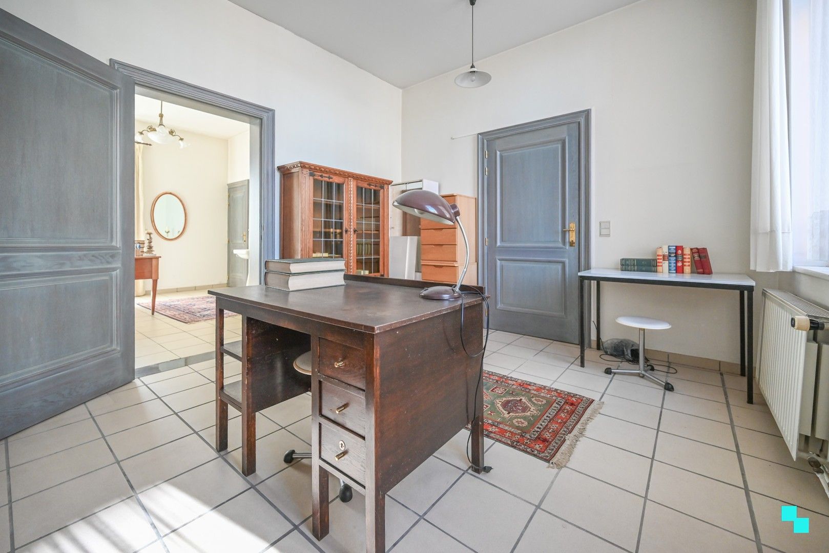 Wonen in erfgoed, zicht op het groen, midden in de stad Izegem. foto 4