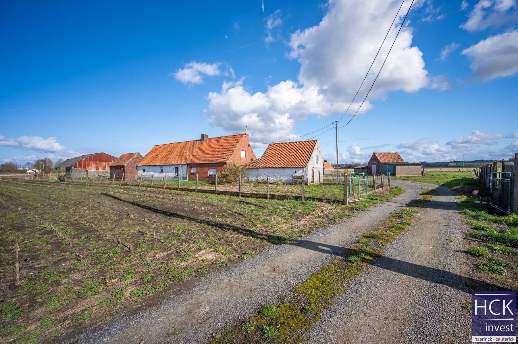 KRUISHOUTEM - Hoeve met woonhuis, landgebouw en hangaar op 2ha 67a foto 3