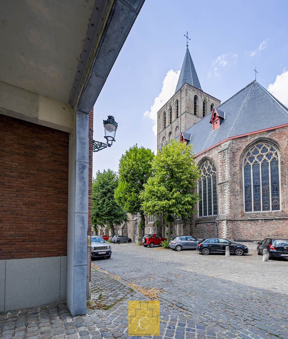 recente hippe flat op een historische site met mooie binnentuin in de schaduw van de Sint-Gilliskerk foto 3