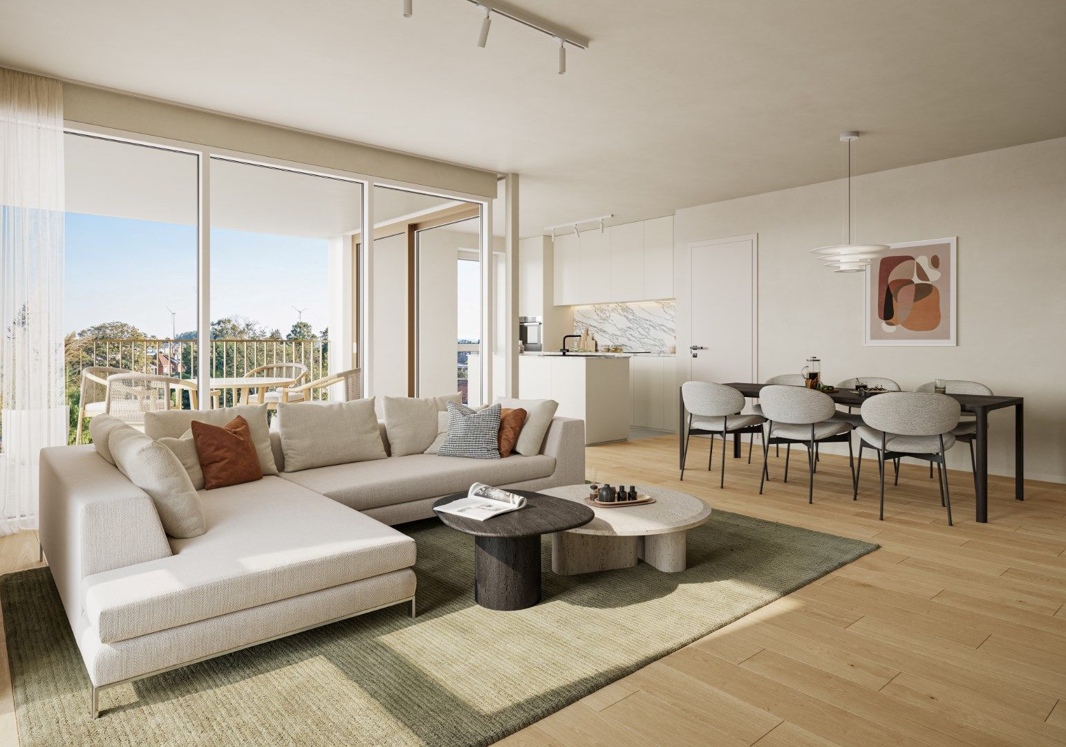 Modern nieuwbouwappartement met 2 slaapkamers en terras in Residentie De Kloostertuin foto 3