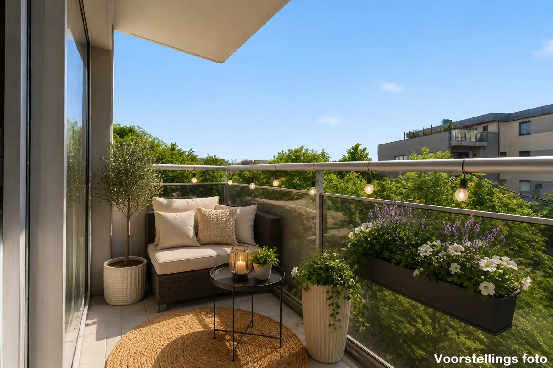 Instapklaar 1-slaapkamer appartement met terras en berging en garage. foto 5