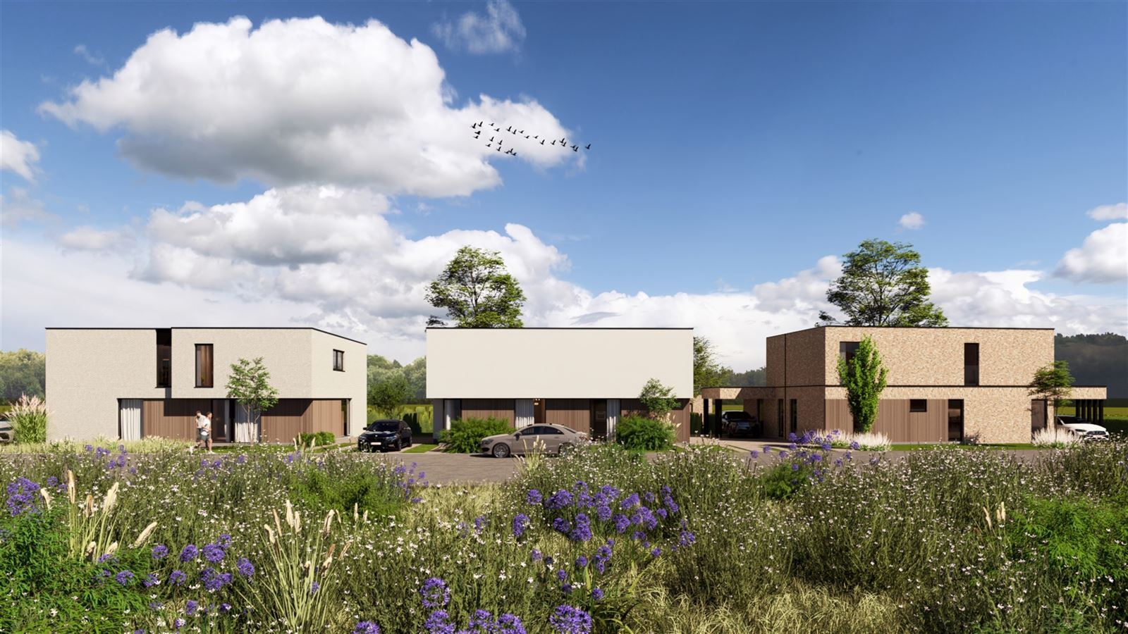 Rustig gelegen nieuwbouwwoning met 4 slaapkamers.  foto {{pictureIndex}}