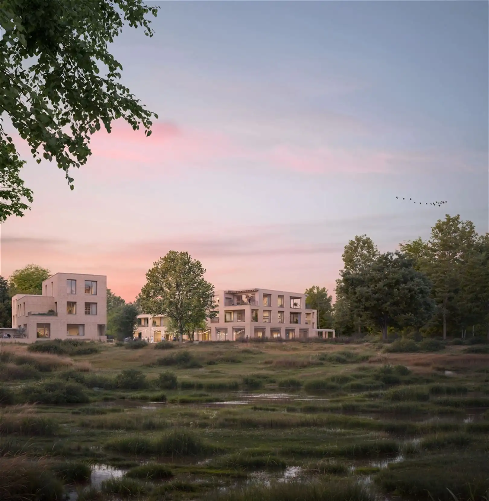 Nieuwbouw gelijkvloers kantoor in project Het Porfier te Sint-Amandsberg foto 7