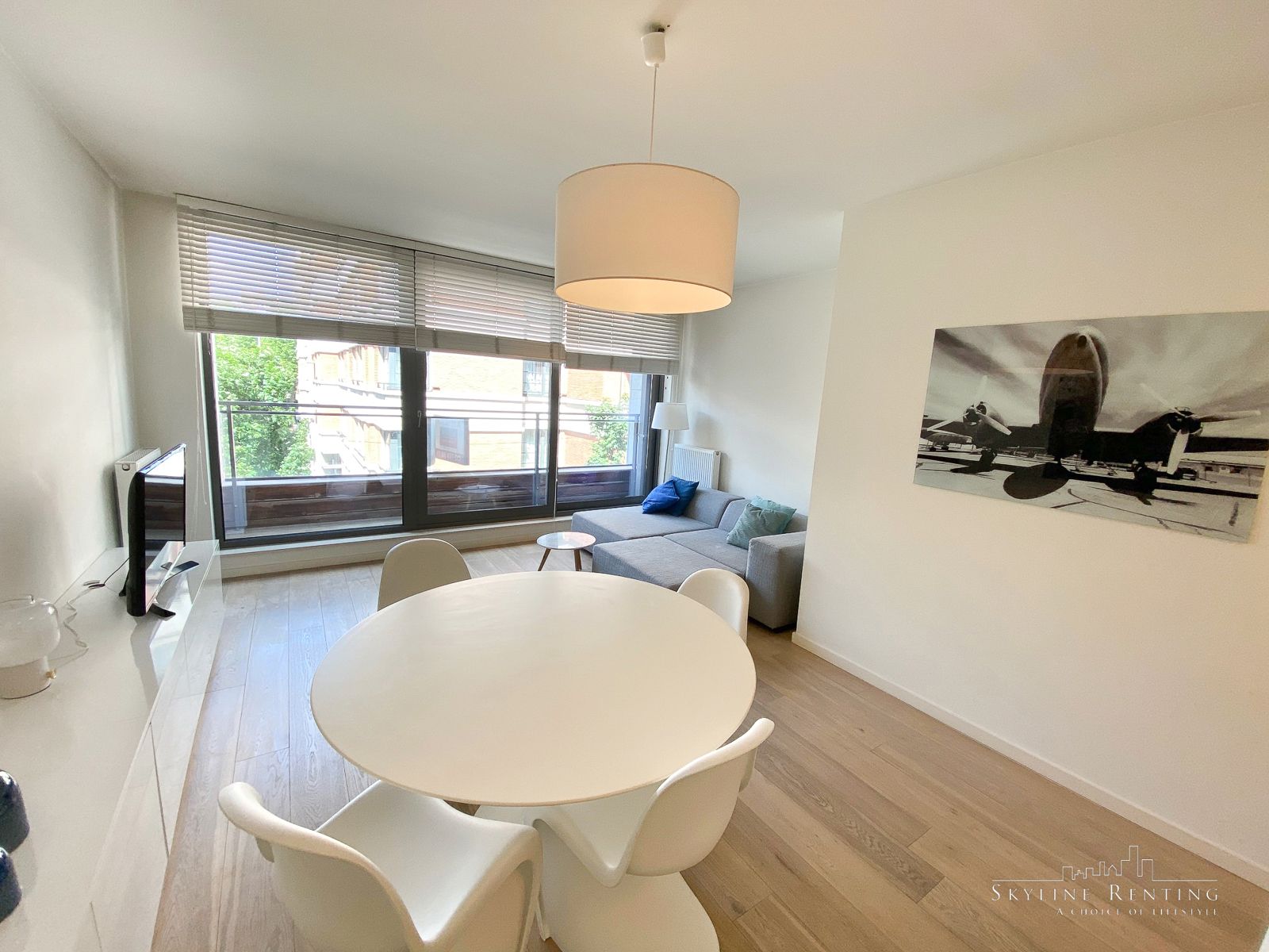 Gemeubeld appartement 1 kamer + terras (Kanaal van Brussel) foto 3